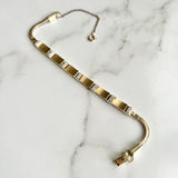 10K Gold Filled and Diamond Kaspar and Esh Bracelet