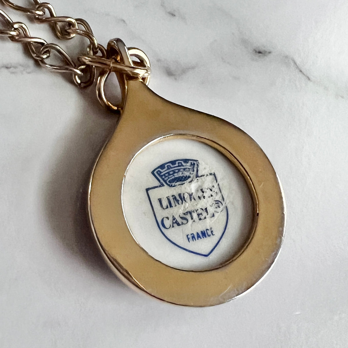 Limoges Castel France Necklace What These Old Things NS