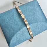 10K Gold Filled and Diamond Kaspar and Esh Bracelet