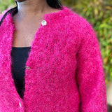 Woof Design Pink Mohair Sweater