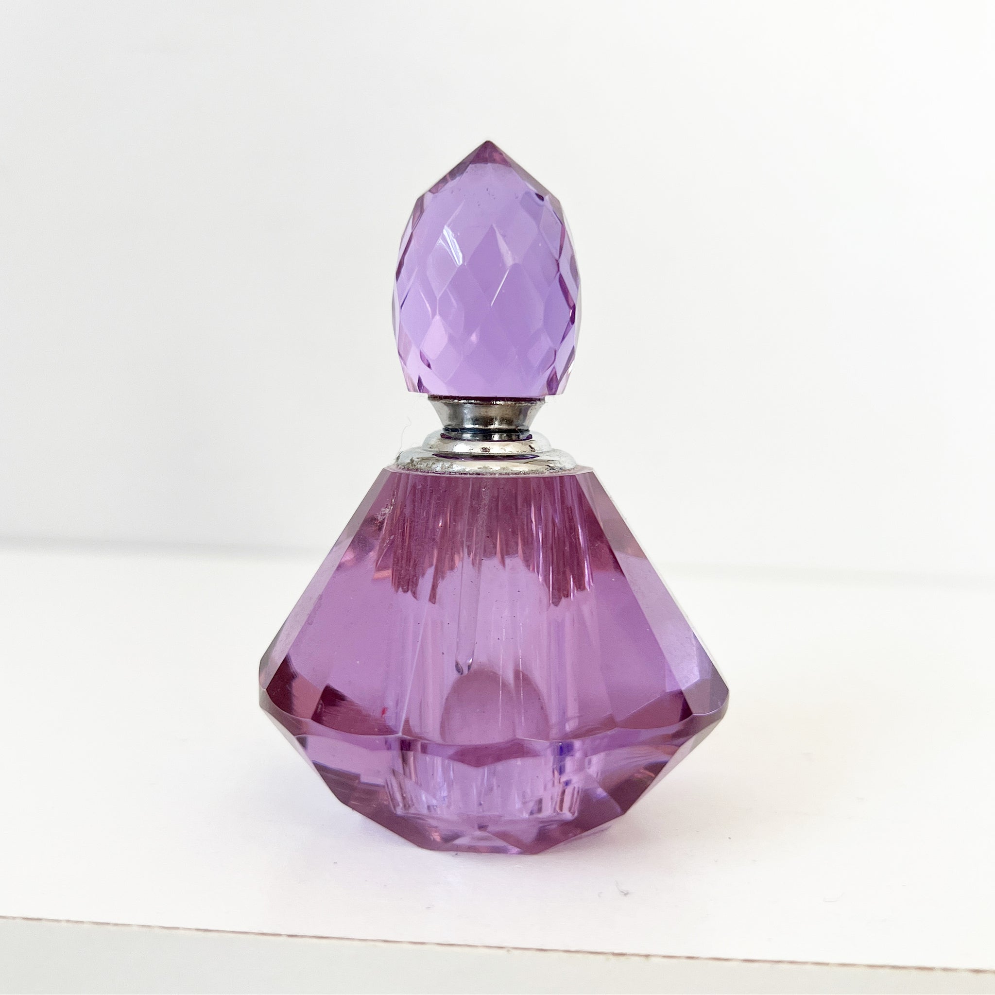 Purple Crystal Perfume Bottle – What These Old Things NS
