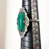 Sterling Deco Era Ring