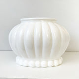 Milkglass Vase or Planter