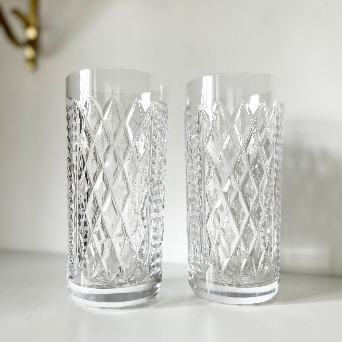 Nova Scotian Crystal Titanic Water Glasses – What These Old Things NS