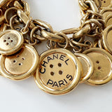 Chanel Paris Vintage Button Bracelet