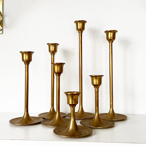 Brass Candlestick Set
