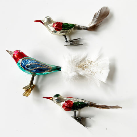 Mercury Glass Birds