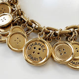 Chanel Paris Vintage Button Bracelet