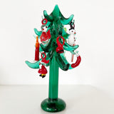 Hand Blown Christmas Tree with Glass Ornaments