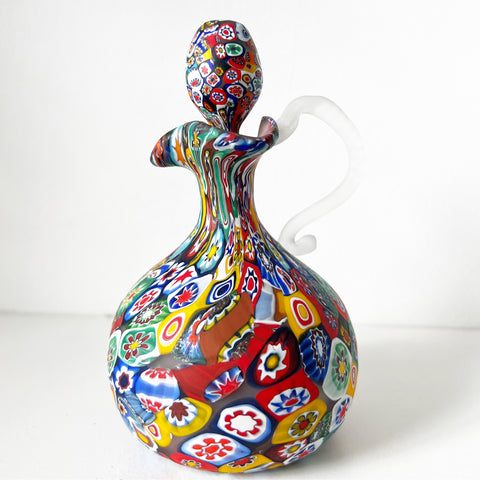 Millefiori Decanter w Stopper