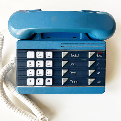 Blue Landline Phone