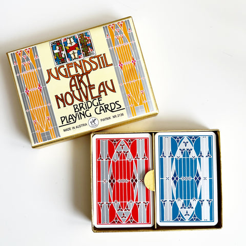 Art Nouveau Jugendstil Playing Cards