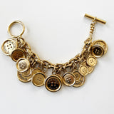 Chanel Paris Vintage Button Bracelet