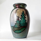 Braemar Pottery Raku Vase