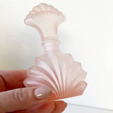 Frosted Pink Perfume Bottle