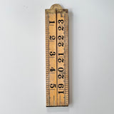 Wood and Brass Folding Ruler