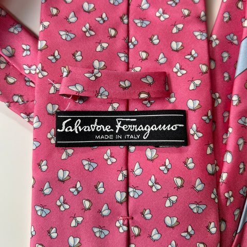 Ferragamo Silk Butterfly Tie