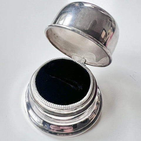 Birks Double B Regency Plate Domed Presentation Ring Box