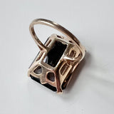10K Gold and Smoky Topaz Ring