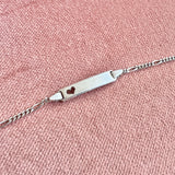 Sterling Silver Heart Bracelet