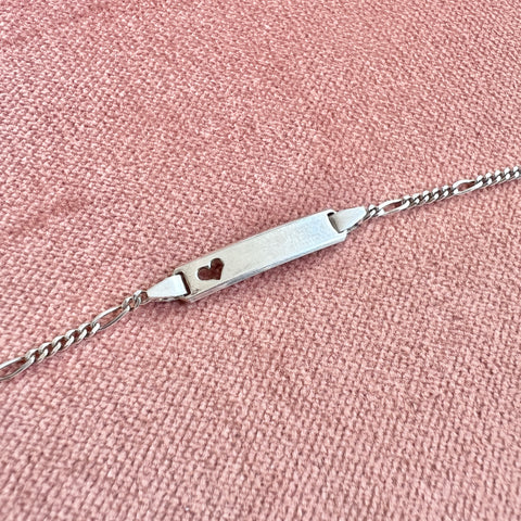 Sterling Silver Heart Bracelet