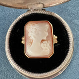 10 K Gold Cameo Ring