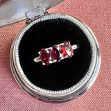 Sterling and Garnet Ring