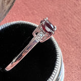 Sterling and Garnet Ring