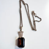 Vintage Smoky Topaz Necklace