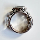 Sterling and Labradorite Ring