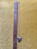 12K Gold Filled over Sterling Heart Shaped Locket