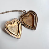 12K Gold Filled over Sterling Heart Shaped Locket