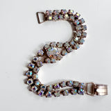 Vintage Coro Iridescent Rhinestone Bracelet