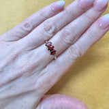 Sterling and Garnet Ring