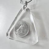 Dime Necklace on Sterling Chain