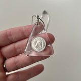 Dime Necklace on Sterling Chain