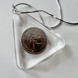 Dime Necklace on Sterling Chain