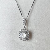 Crystal and Sterling Necklace