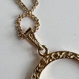 Cracco Gold Washed Heart Necklace