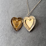 12K Gold Filled Cross Heart Locket