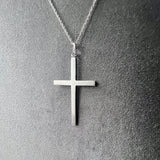 Birks Sterling Large Cross Necklace