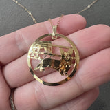 14K Gold Filled Puppy Pendant on 14K GF Chain