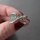 Sterling and Marcasite Ring