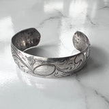 Sterling Large Cuff Bracelet