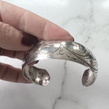 Sterling Large Cuff Bracelet