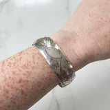 Sterling Large Cuff Bracelet
