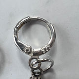 Sterling Violin Earrings