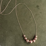 10K Gold Beads on 10K Gold Chain