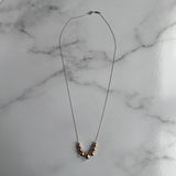 10K Gold Beads on 10K Gold Chain