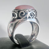 Sterling Silver Pink Opal Ring